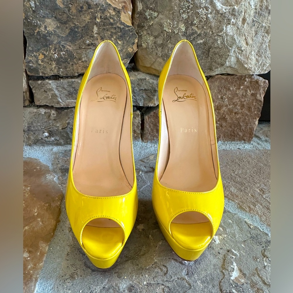 Christian Louboutin Troco 140mm patent size 38